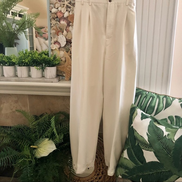 📌$16 Men’s La Cabana Miami Bice Style Winter White Pants 38x30 - Picture 3 of 9